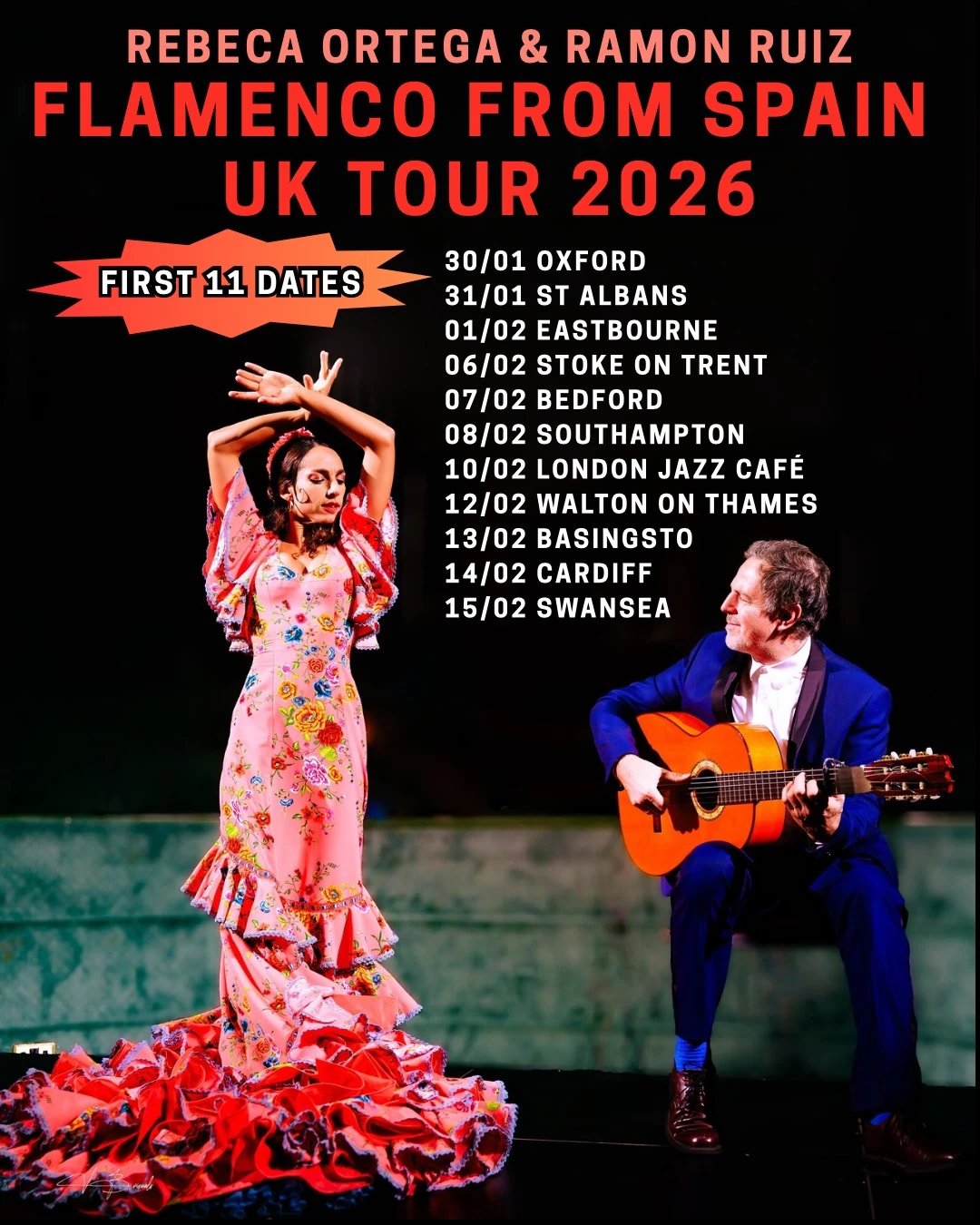TOUR UK 2026 Rebeca Ortega - Flamenco