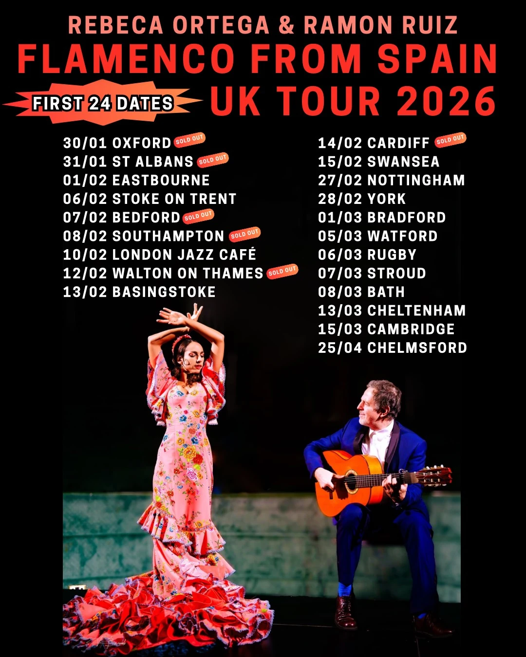TOUR UK 2026 Rebeca Ortega - Flamenco